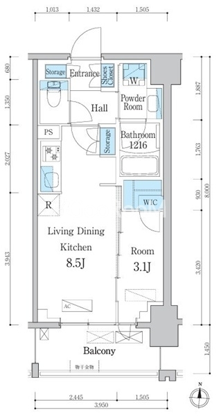 1LDK