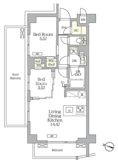 2LDK