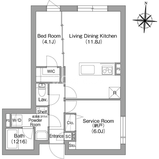 1SLDK