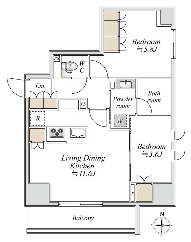 2LDK