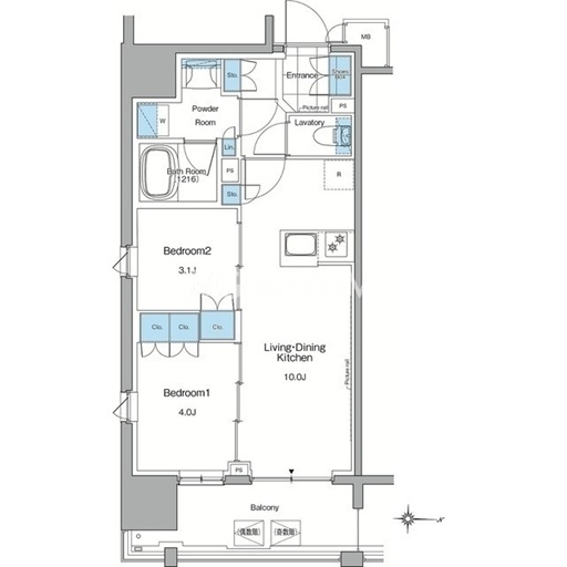 2LDK