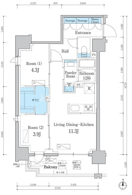 2LDK