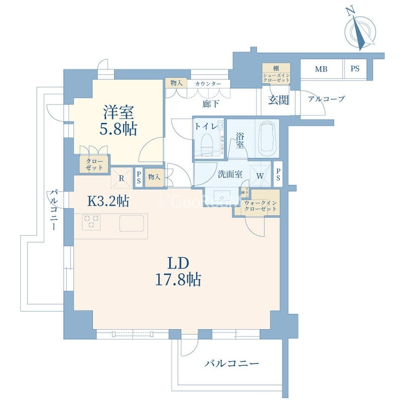 1LDK