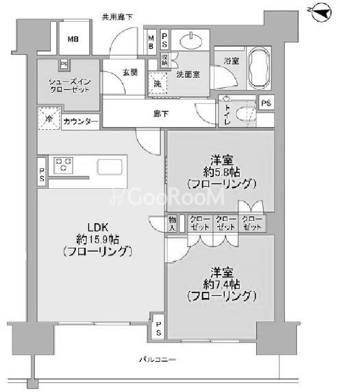 2LDK