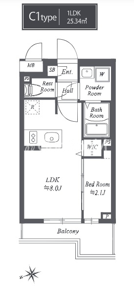 1LDK