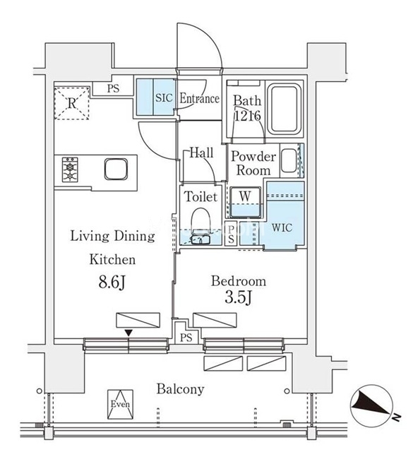 1LDK
