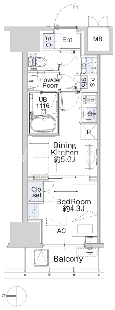 1DK