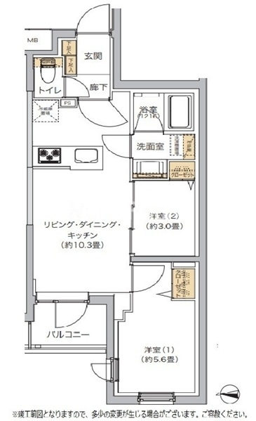 2LDK