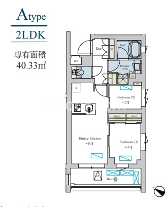 2LDK