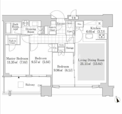 3LDK