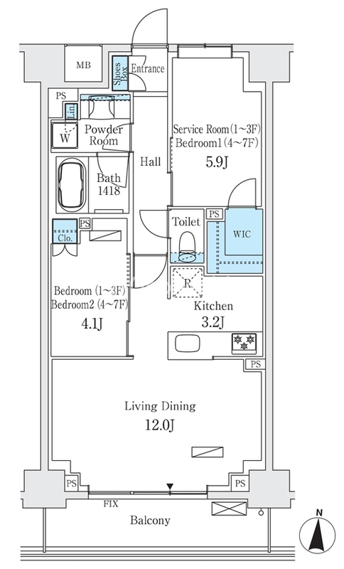 2LDK