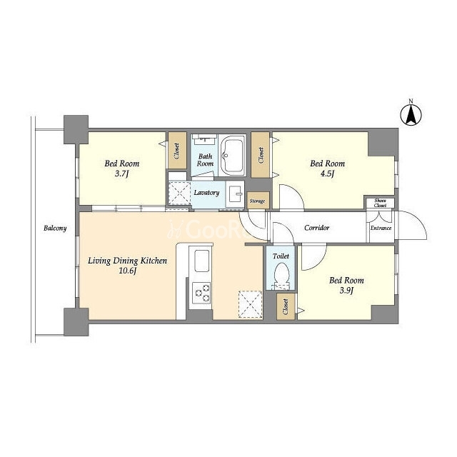 3LDK