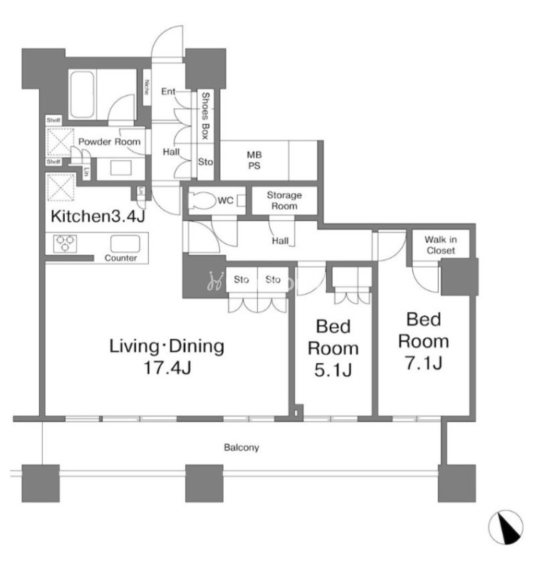2LDK