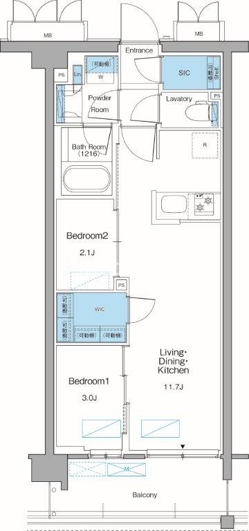 2LDK