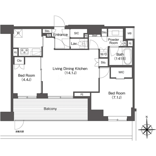 2LDK