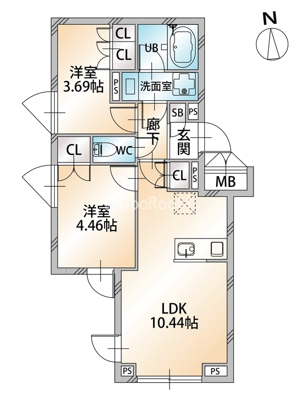 2LDK
