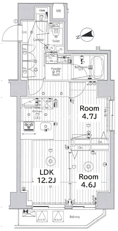 2LDK