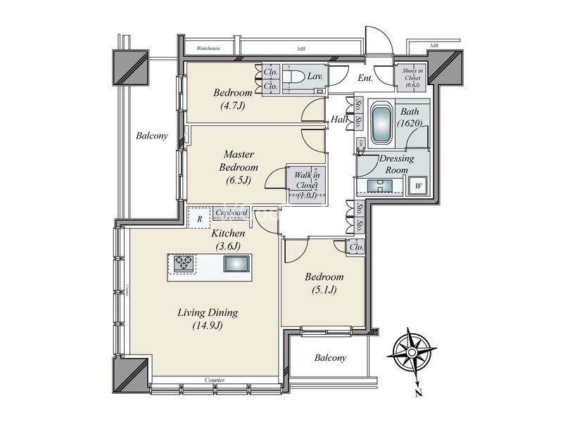 3LDK