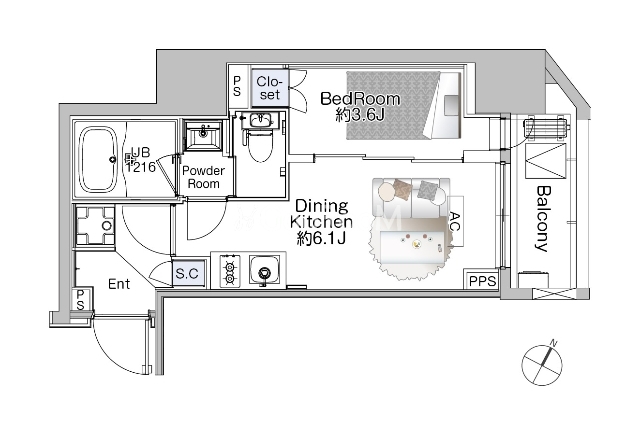 1DK