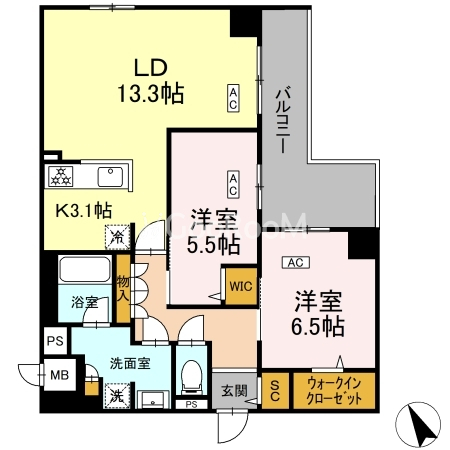 2LDK