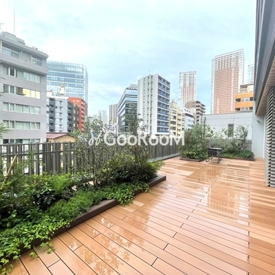 
						コンフォリア芝浦MOKU オープンテラス