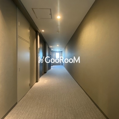 
						リビオメゾン芝浦内廊下