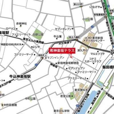 
						希神楽坂テラス　ロケーション