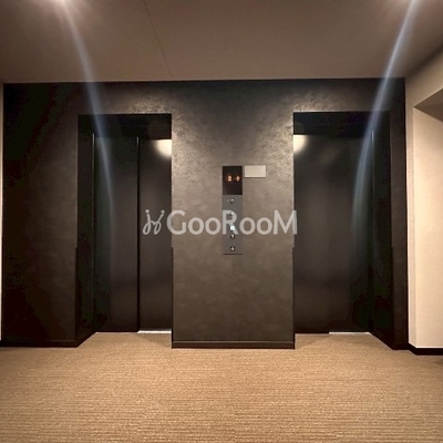 
						エレベーターホール
